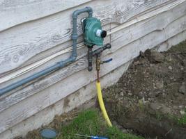 Propane tank installation 2010